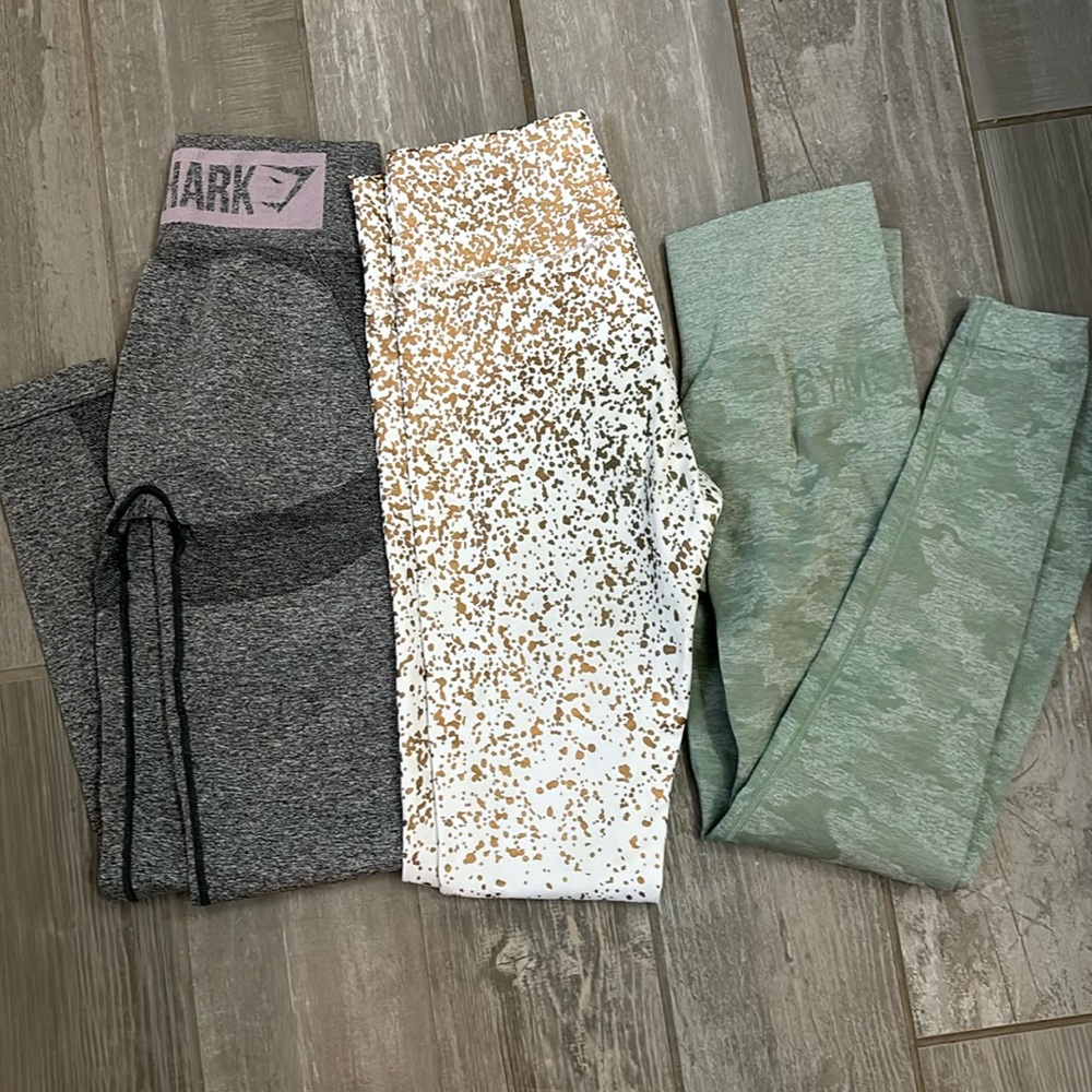Gymshark and Zyia leggings